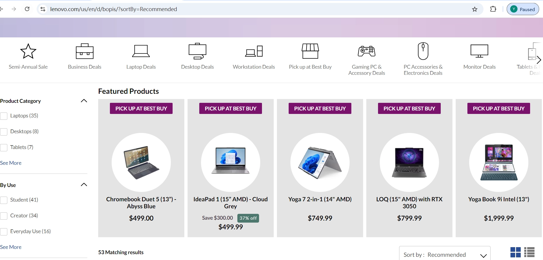 BestBuy screenshot 1